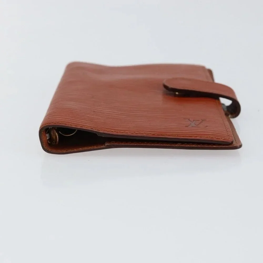 LOUIS VUITTON Epi Agenda PM Day Planner Cover Brown